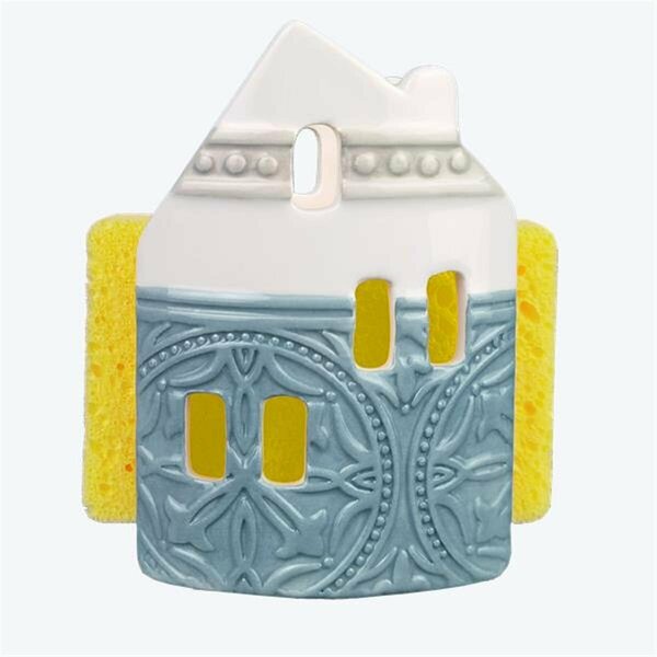 Youngs Ceramic Casual Provincial Sponge Holder with Sponge 20995